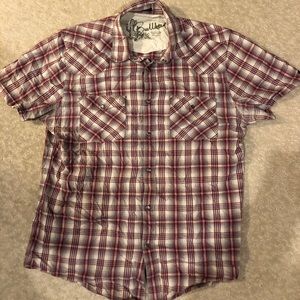 Bullhead western style button up shirt